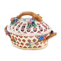A Chinese Polychrome Glazed Earthenware Tureen