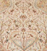 A Turkish Silk Prayer Rug