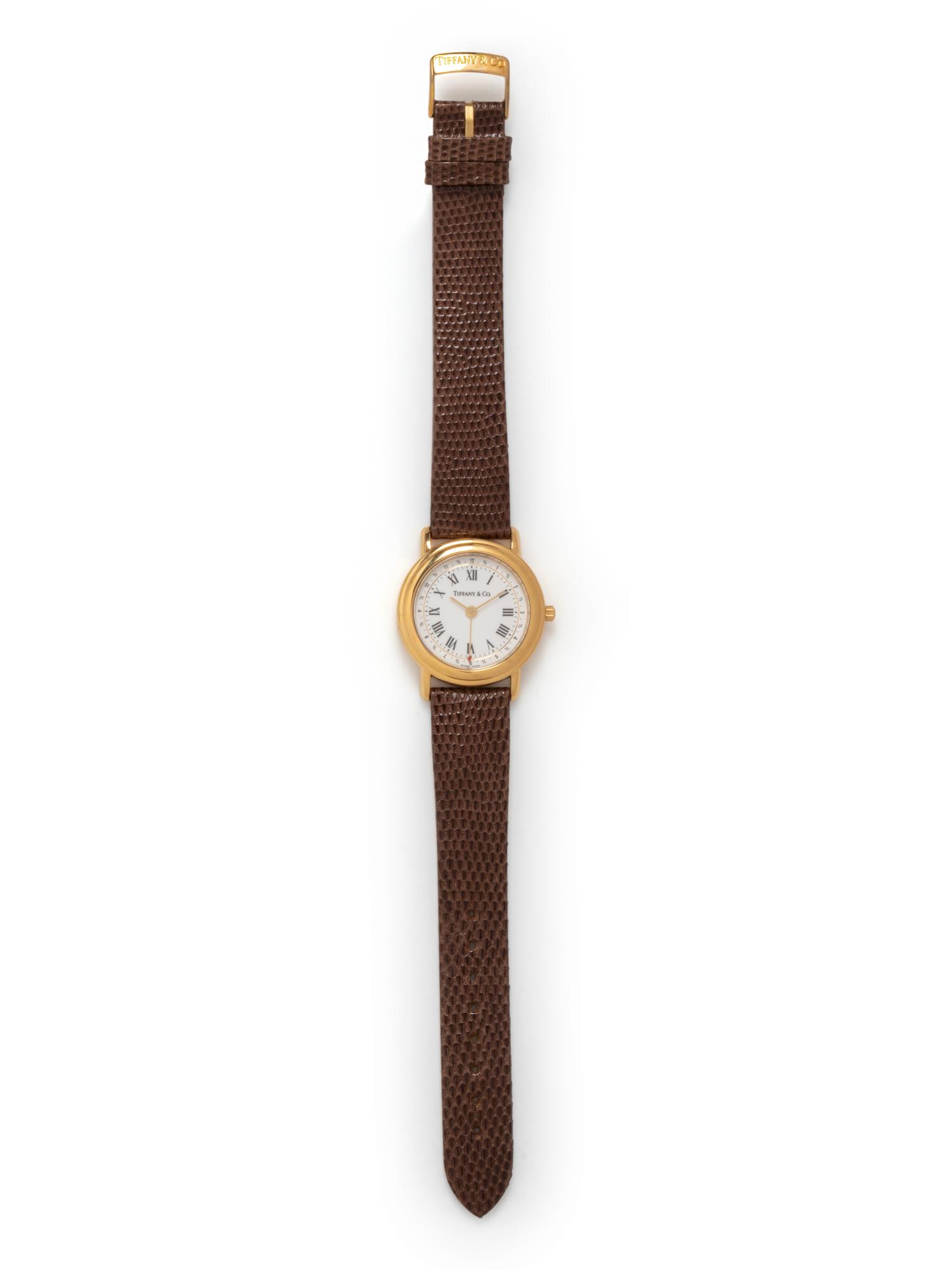 TIFFANY & CO., 18K YELLOW GOLD WATCH