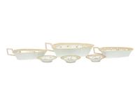A Group of Royal Copenhagen Flora Danica Porcelain Table Articles
