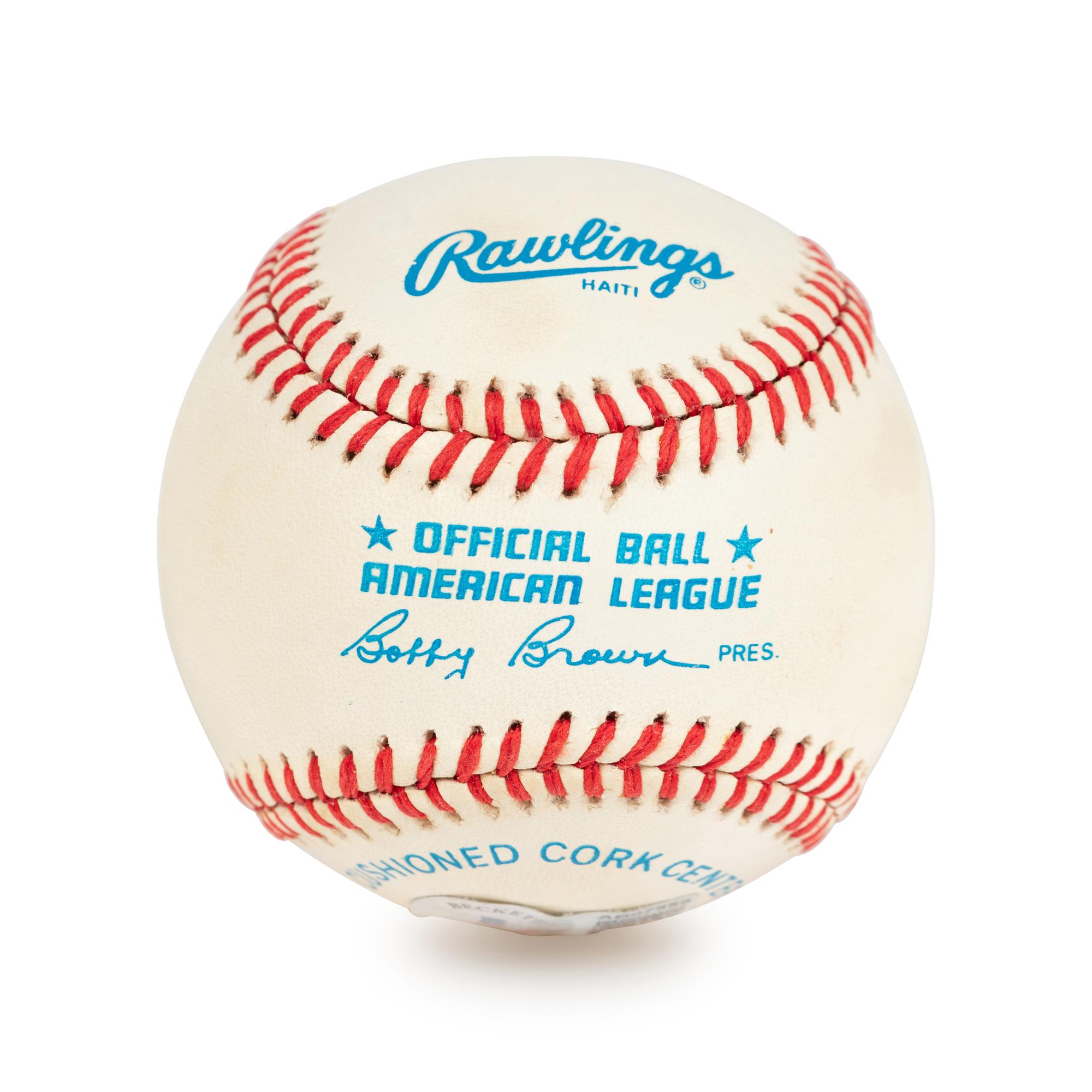 A Mickey Mantle Signed Autograph Baseball (Beckett Authentication Services BAS Certified),