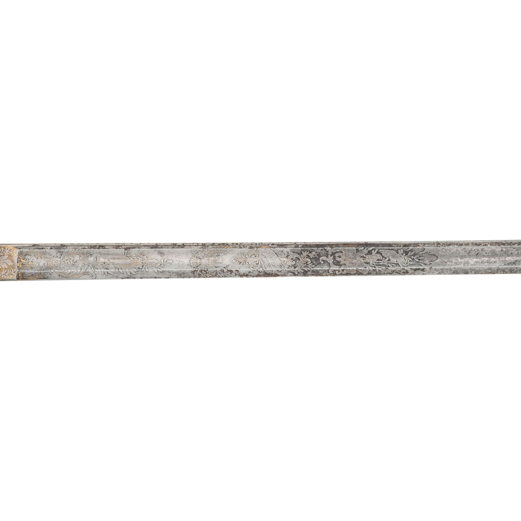 Pre-Civil War Silver Hilted Eagle Pommel Militia Presentation Sword of John Starkweather - Milwaukee Light Guard and later Civil War General