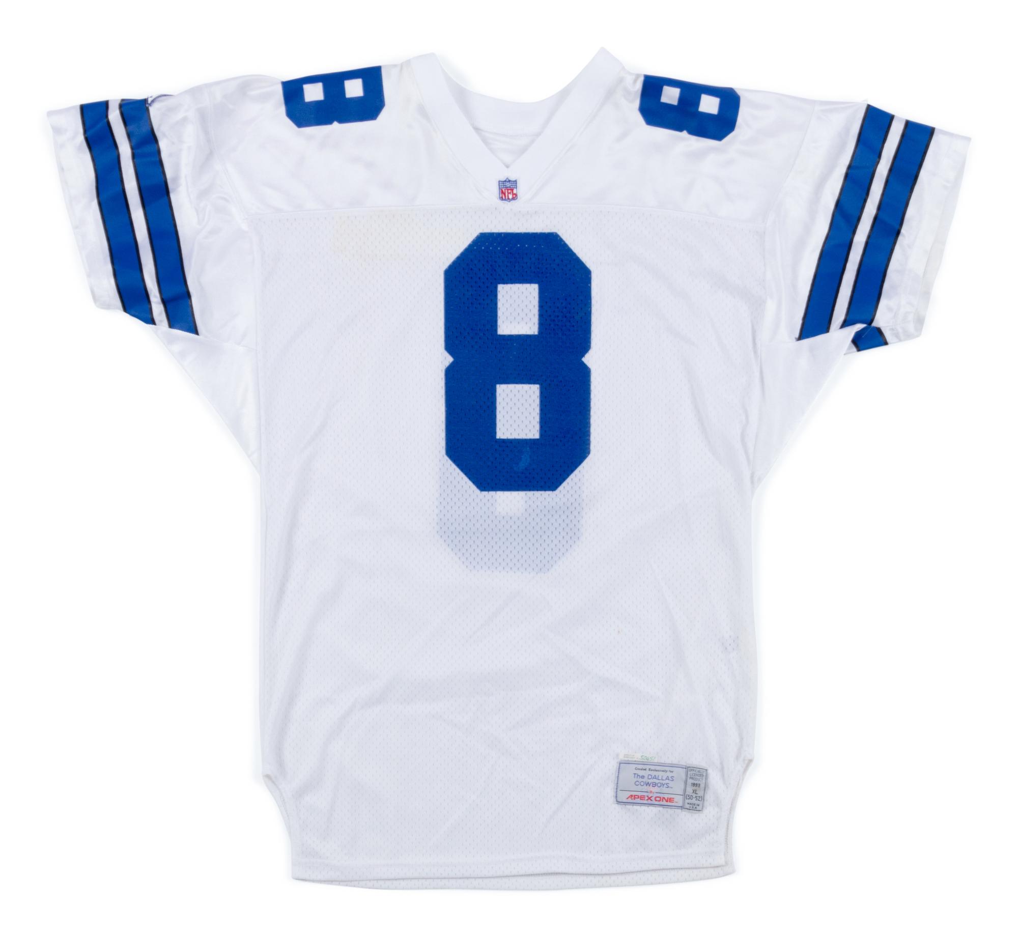 A Troy Aikman Signed Dallas Cowboys Jersey (Apex One),