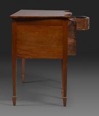 A Federal Inlaid Mahogany Serpentine Front Sideboard