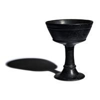 An Etruscan Bucchero Chalice