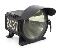 A Pyle National Company Painted Metal Locomotive Head Lamp
