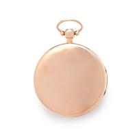 18K PINK GOLD REPEATER OPEN FACE POCKET WATCH