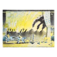 Carlos Almaraz (American/Mexican, 1941–1989) — Night Theater, 1982 (three proofs)