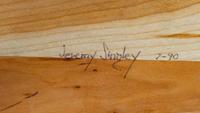 A Studio Craft Tripod Stool by Jeremy Singley (American, 20th/21st Century)