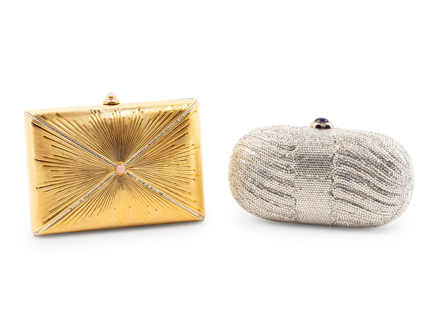 Two Judith Leiber Minaudière Bags