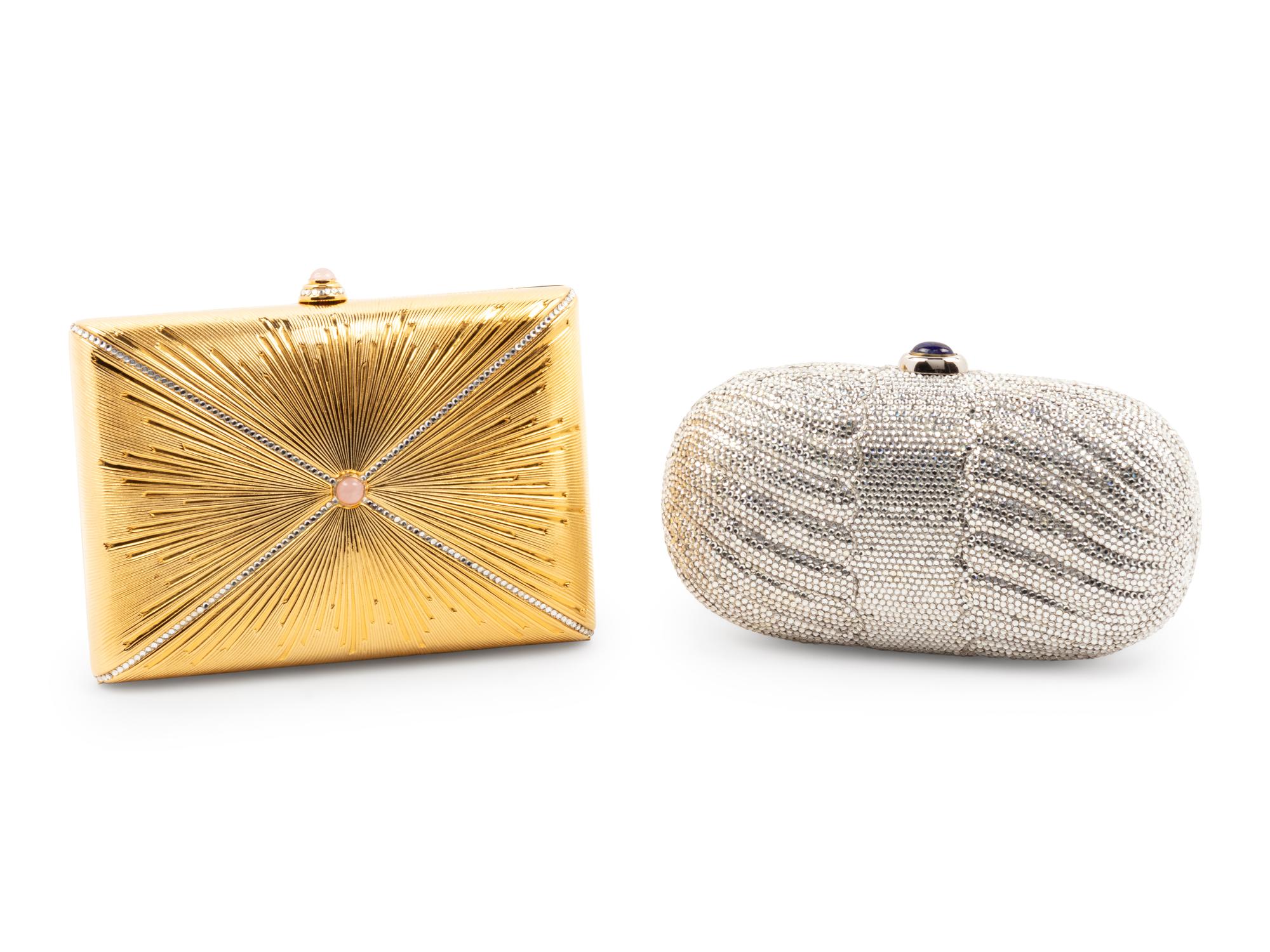 Two Judith Leiber Minaudière Bags