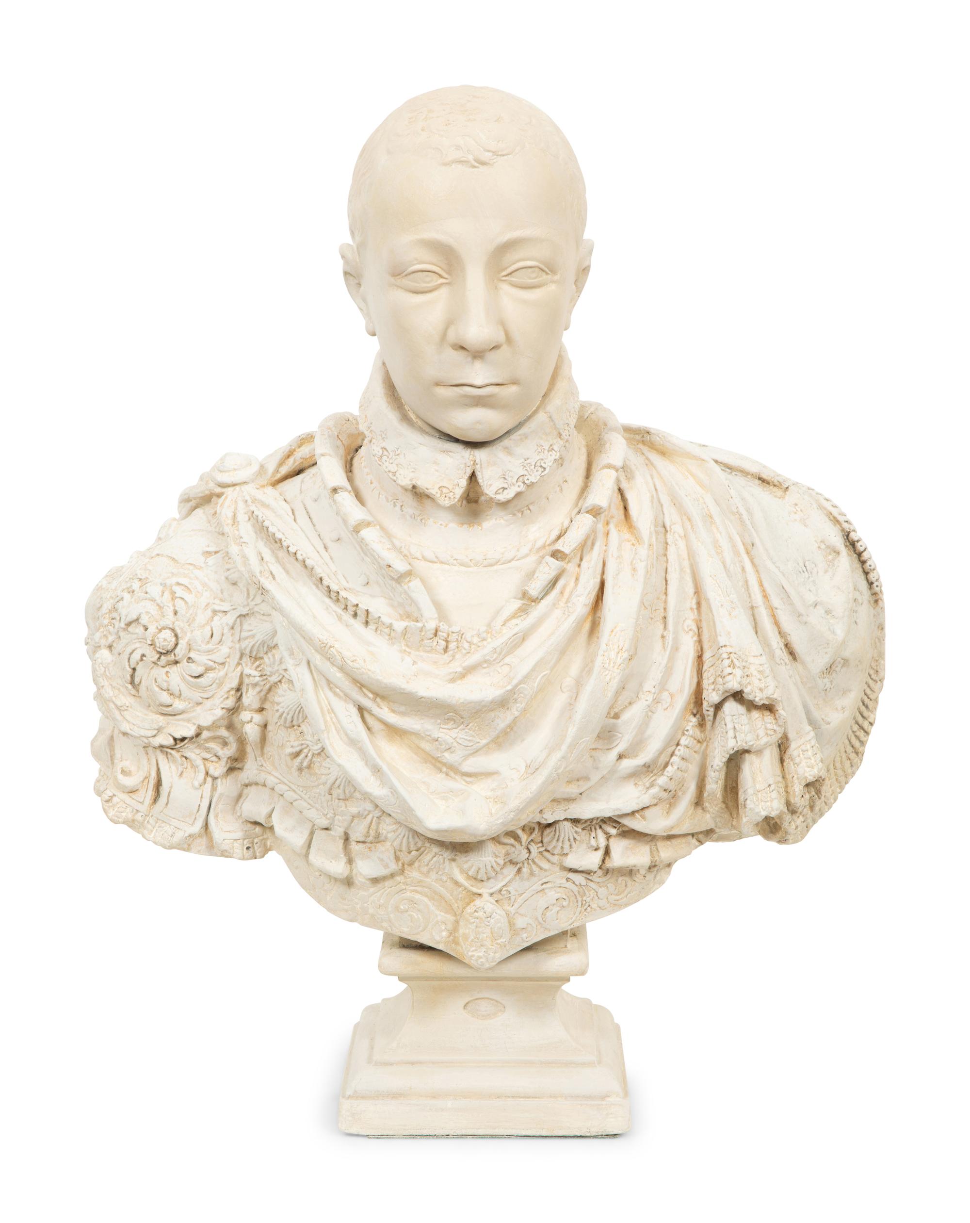 A Composition Bust of Charles IX of France