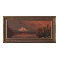 Eliza Barchus (American, 1857–1959) — Mount Hood at Sunset