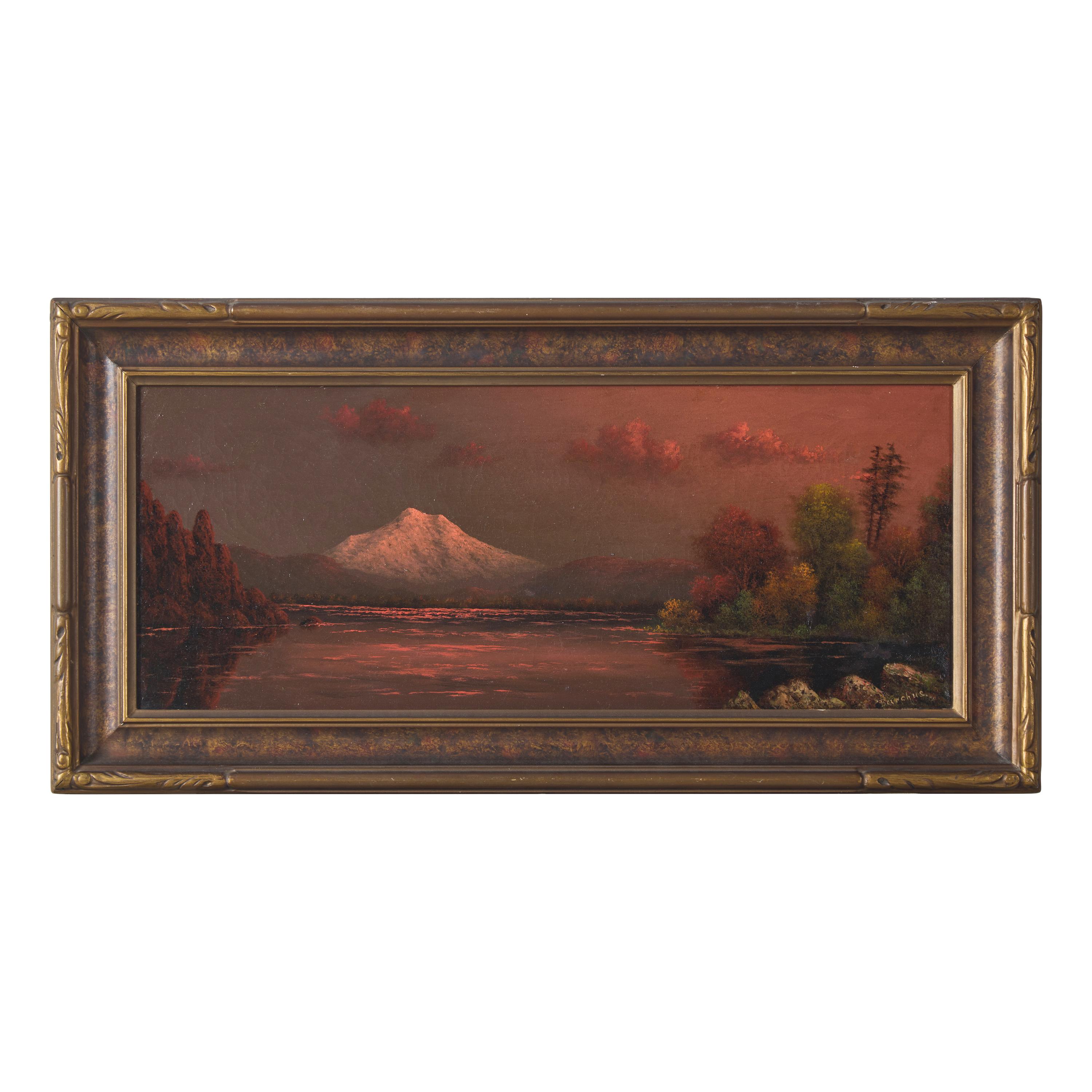Eliza Barchus (American, 1857–1959) — Mount Hood at Sunset