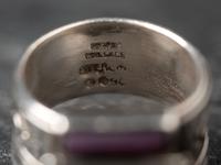 Sterling Silver Maskette Ring, 1990