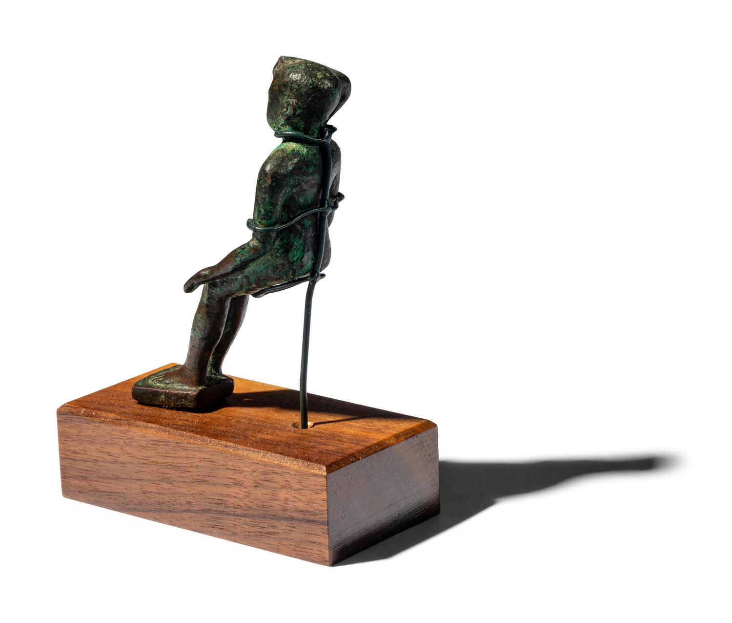 An Egyptian Bronze Harpocrates