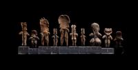 A Group of Ten Michoacana Votive Figures