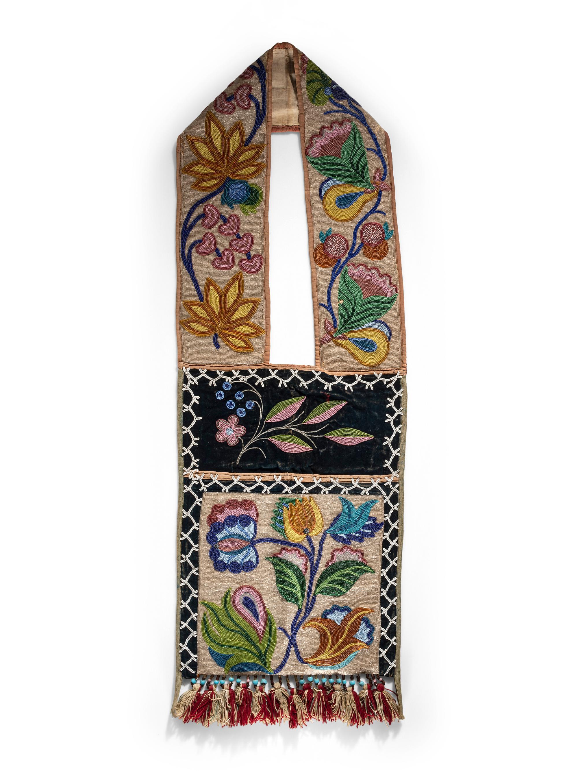Anishinaabe Beaded Bandolier Bag