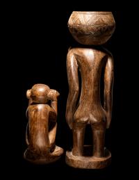 Two African Wood Figures