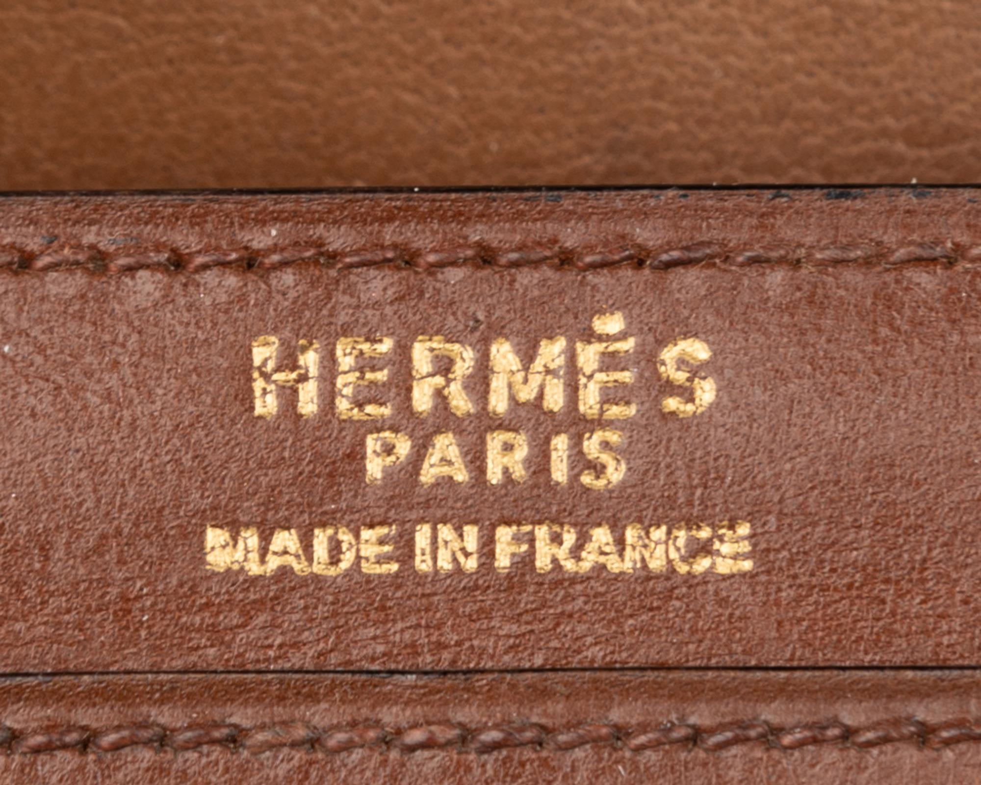 Four Hermès Items: Three Bags and One Pair of Gloves, 1970s