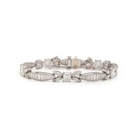 DIAMOND AND PLATINUM BRACELET