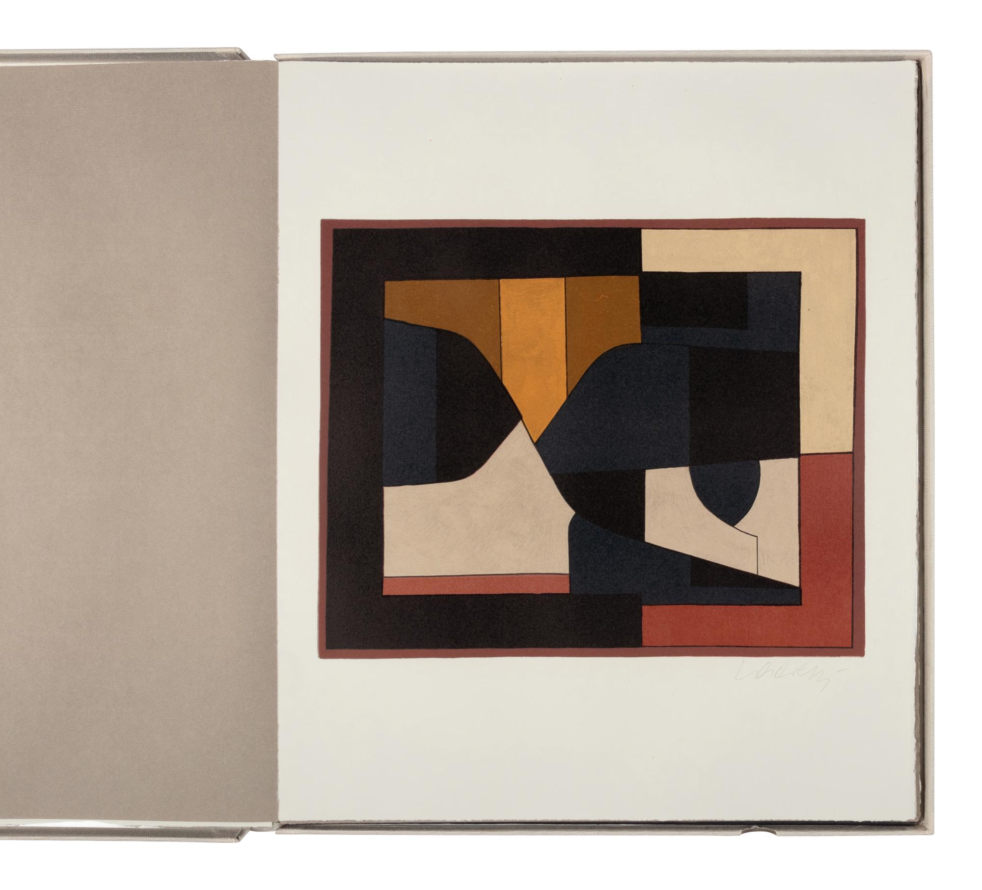 Octal (bound portfolio of 9 prints with poems by Michel Butor)