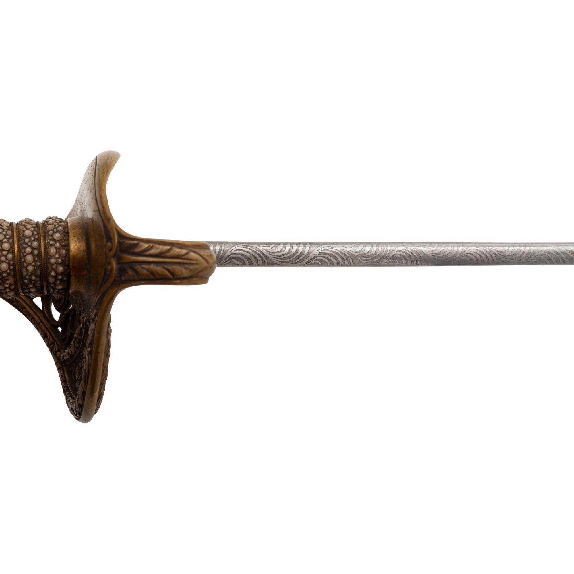 Two Ames Presentation Swords to Lt. Henry Ward (Capt.) 57th Mass Infantry WIA at Antietam, Spotsylvania & Petersburg, POW Petersburg & Post-War General