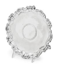 An Irish George III Silver Waiter