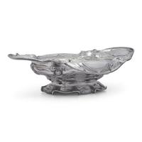 An Art Nouveau Martele Silver Footed Dish