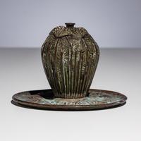 Tiffany Studios New York (American, 1880–1930) — Wild Carrot Inkwell, c. 1902