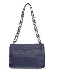 BOTTEGA VENETA, VIOLET INTRECCIATO OLIMPIA BAG