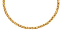 HENNELL, YELLOW GOLD AND DIAMOND NECKLACE