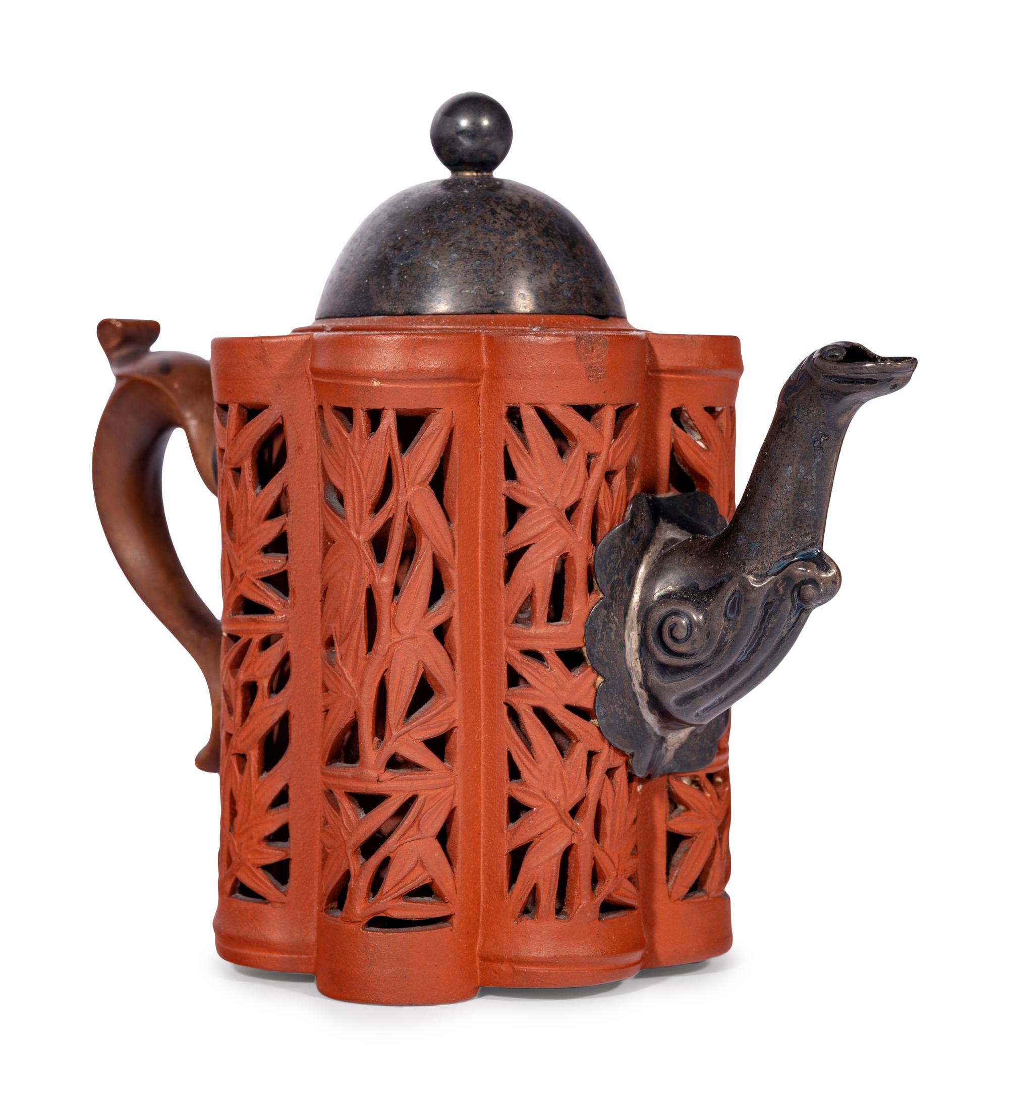 Six Chinese Yixing Zisha Teapots