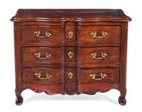 A Louis XV Oak Commode Height 34 x width 42 1/2 x depth 20 inches. — 18TH CENTURY