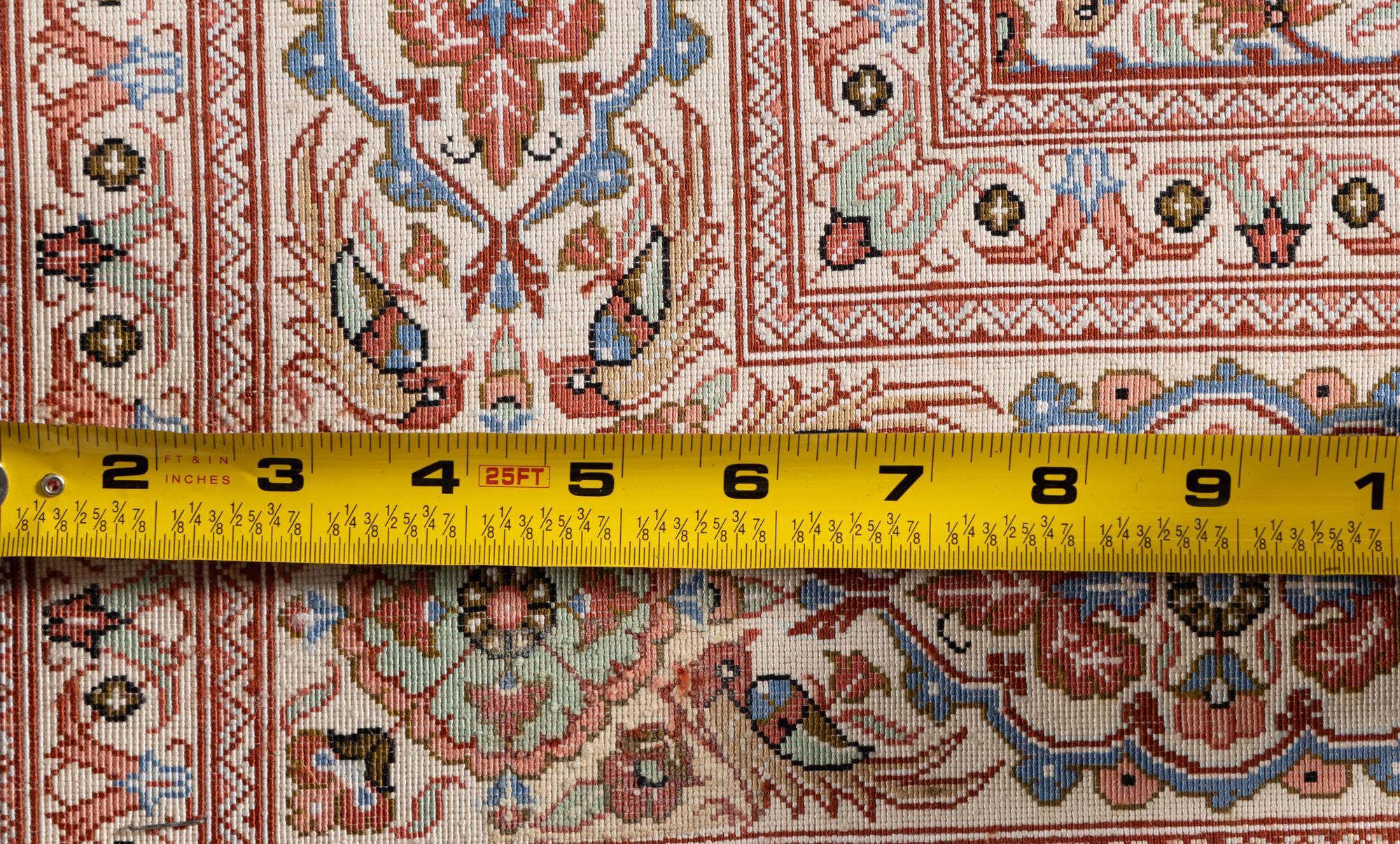 A Qum Silk Rug