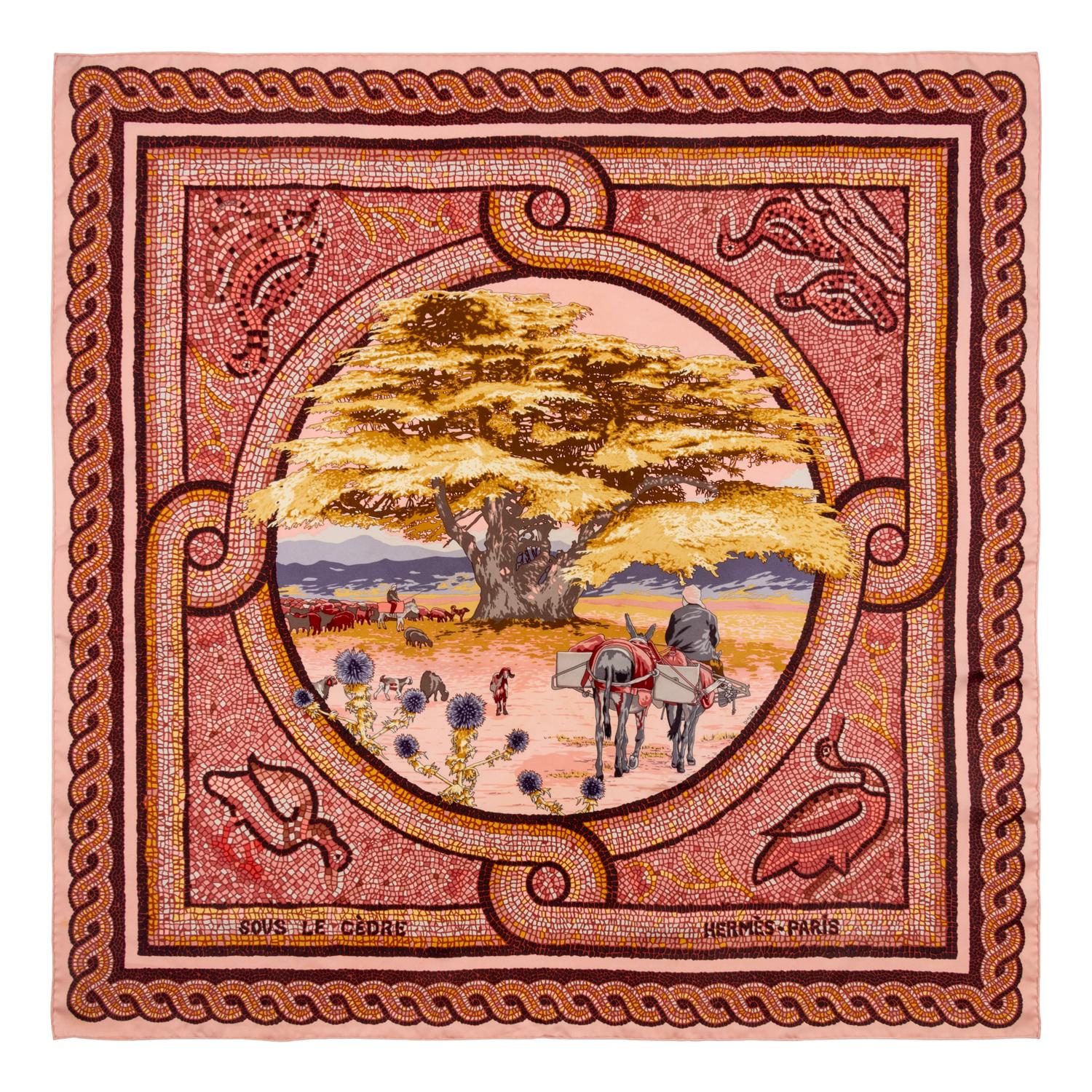 Three Hermès Scarves
