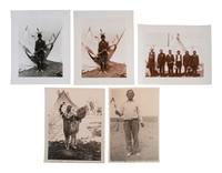 [NATIVE AMERICANS]. Approx. 90 photographs and prints featuring Native American subjects.