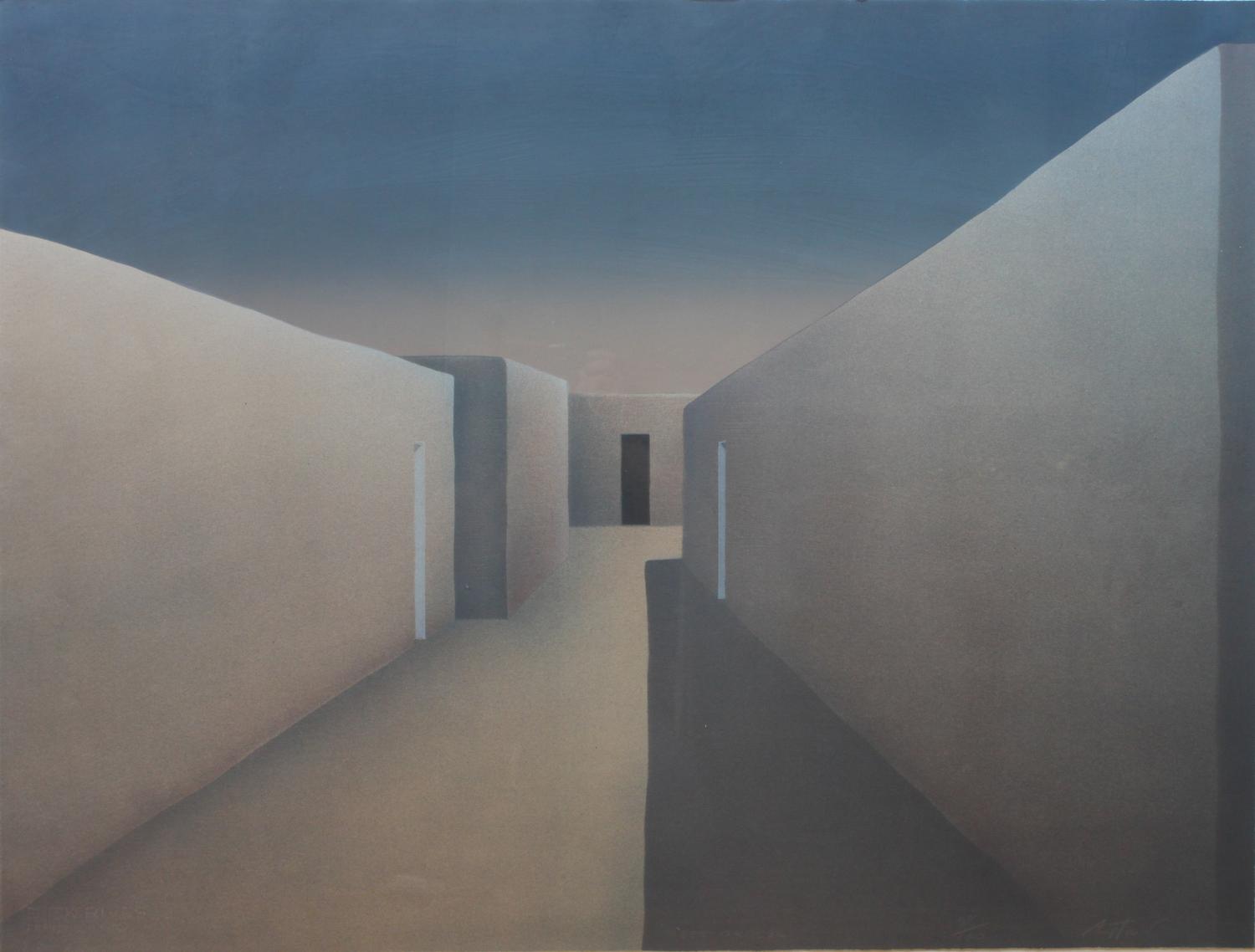 John Axton 30 x 40 inches — (American, b. 1947)