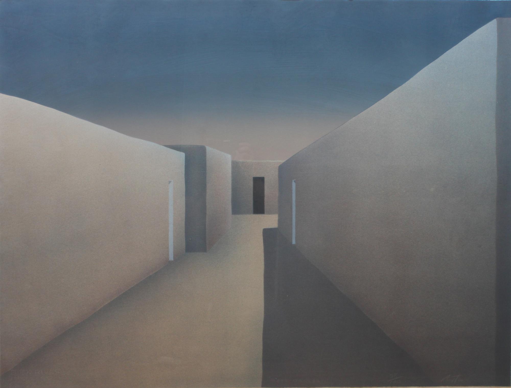 John Axton 30 x 40 inches — (American, b. 1947)