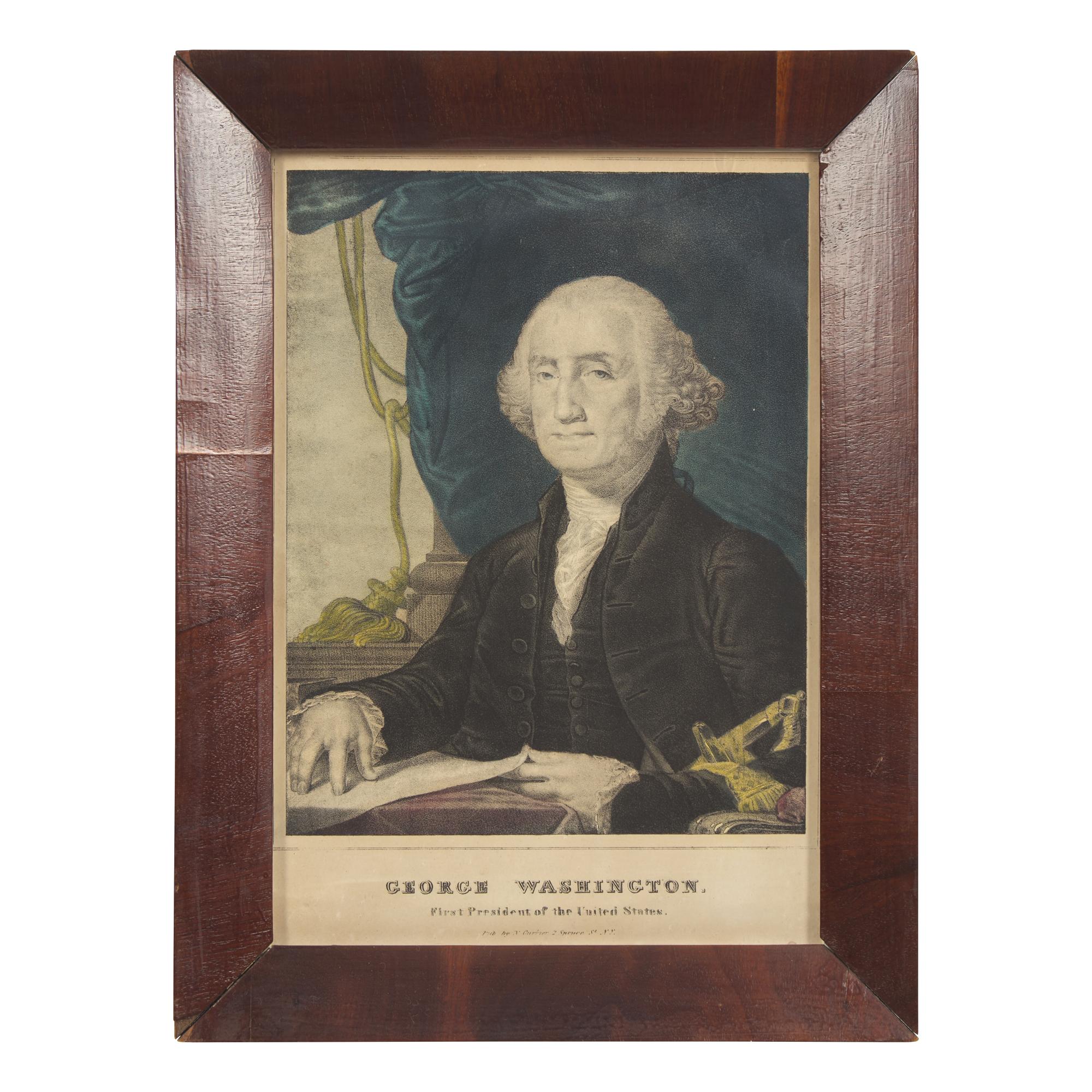 A Rare and Complete Set of Hand-Colored Lithographs of the First Sixteen U.S. Presidents