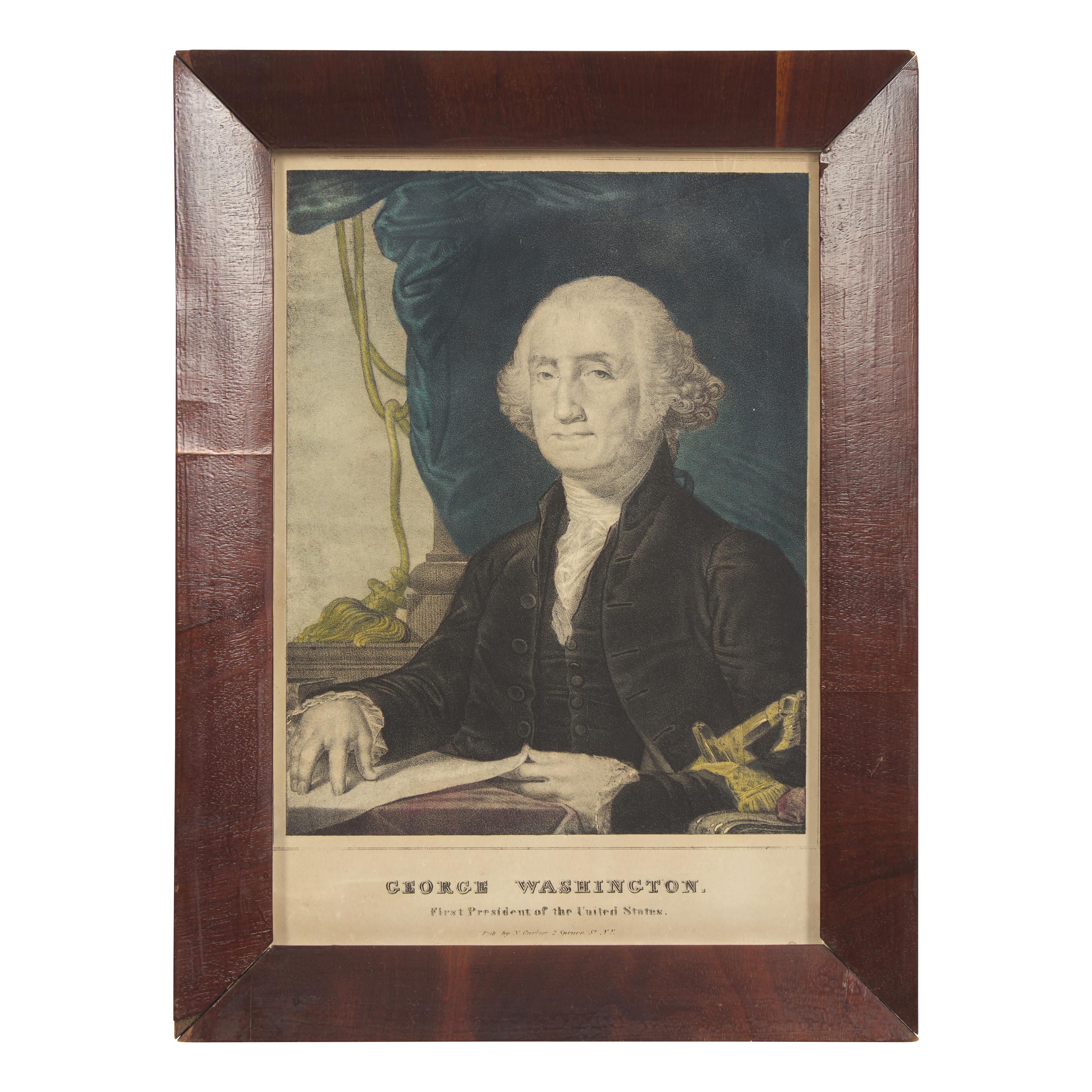 A Rare and Complete Set of Hand-Colored Lithographs of the First Sixteen U.S. Presidents