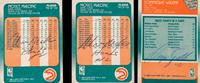 A Large Group of 60 Assorted Vintage Chicago Bulls Championship Era and 1980s Stars Signed Autograph Basketball Cards (Including Phil Jackson),