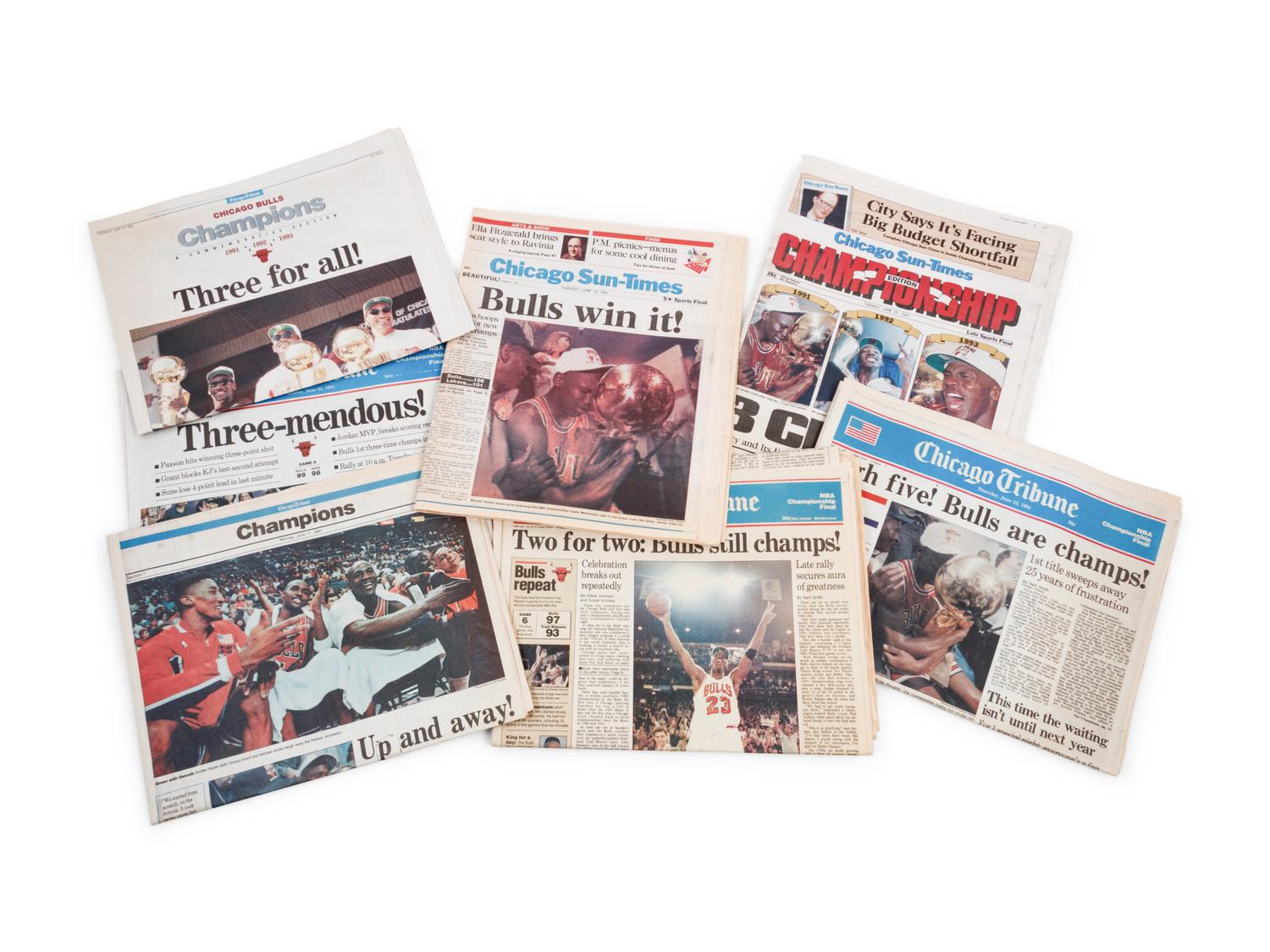 A Collection of Chicago Bulls Michael Jordan Last Dance Era Ephemera,