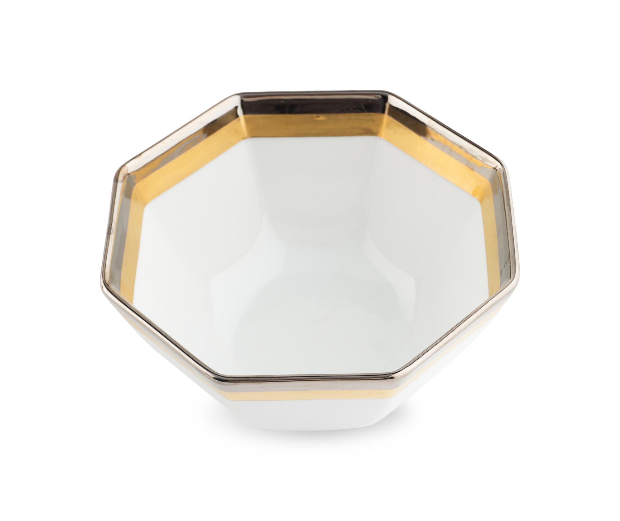A Fitz and Floyd Porcelain Dinner Service