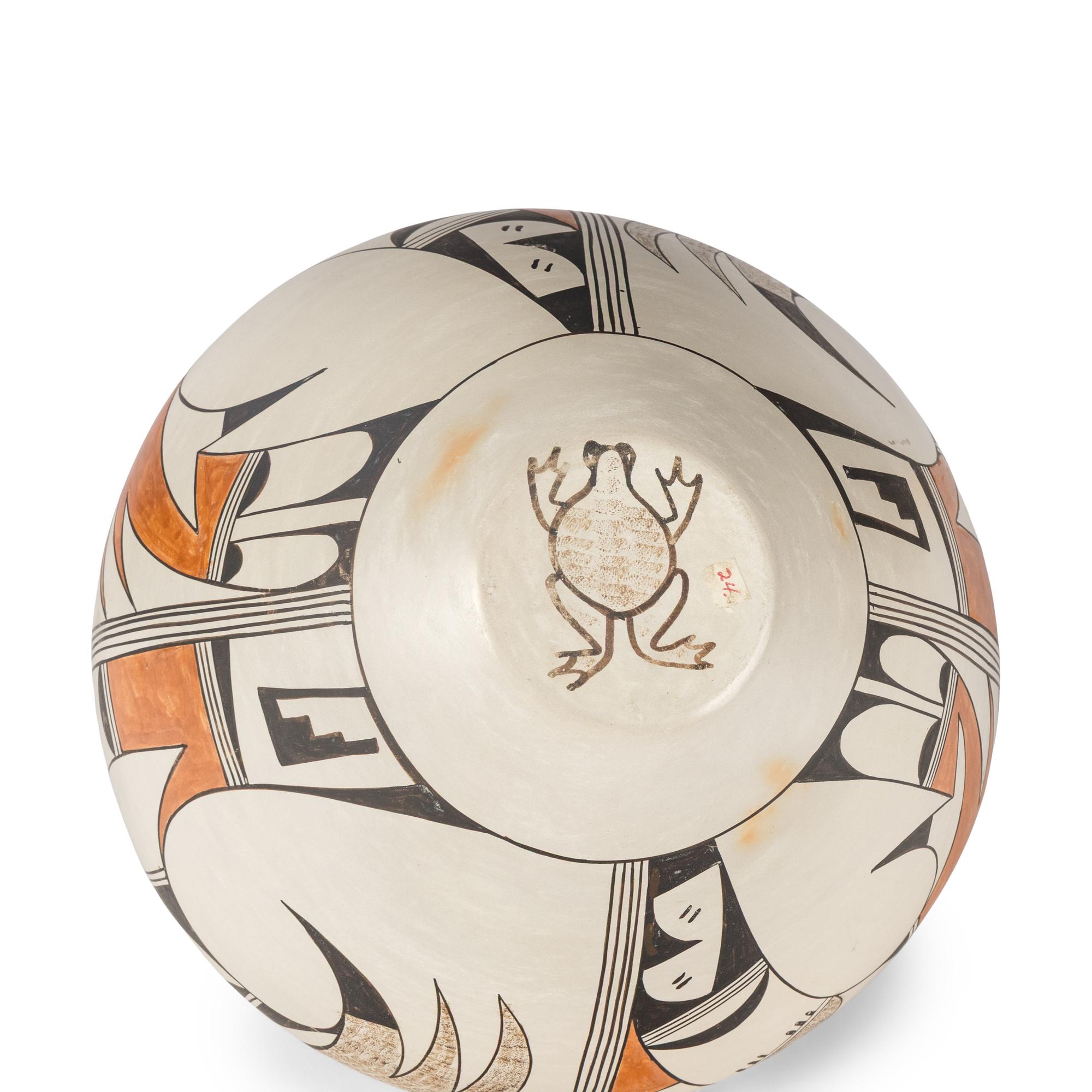 Joy Navasie (Hopi-Tewa, 1919-2012) — Polycrome Pottery Jar