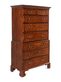 A George III Mahogany Chest-on-Chest