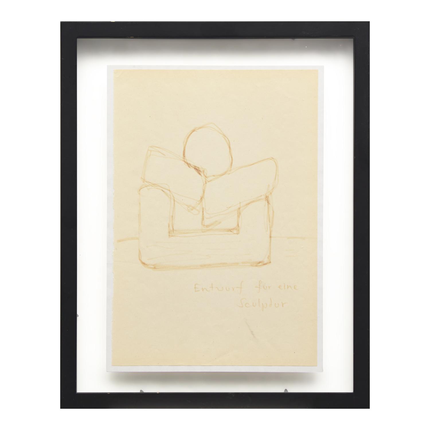 A.R. Penck (German, 1939-2017) — Entwurf fur eine Sculptur, 2 works