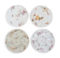 A Set of Eight Haviland Limoges Porcelain Oyster Plates