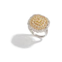 MODANI, COLORED DIAMOND AND DIAMOND RING