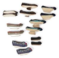 Nine Sets of Chinese Embroidered Footwear